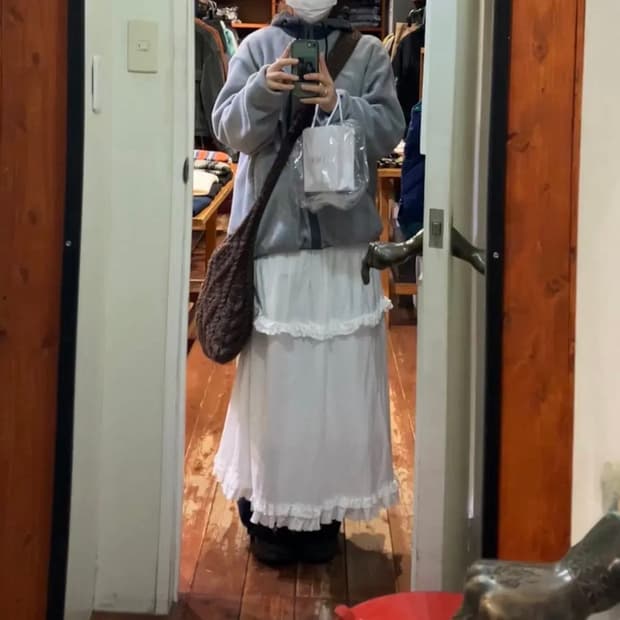 썬번프로젝트 러플롱스커트