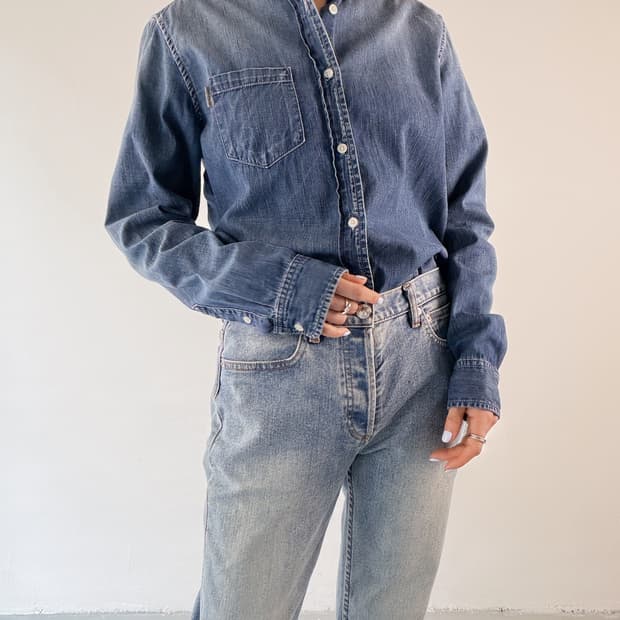 [S] 칼하트 CIVIL 데님셔츠