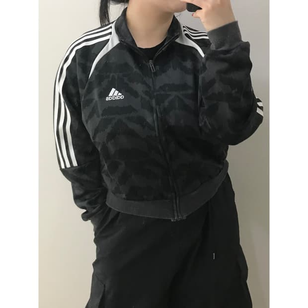 아디다스 트레이닝 크롭 져지 xl