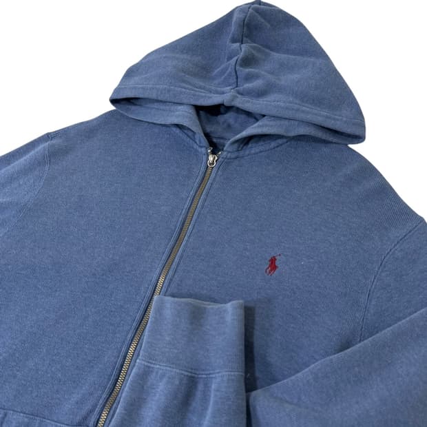 폴로 랄프로렌 코발트 블루 후드집업
