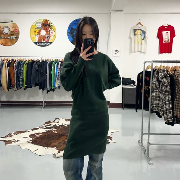 80s 이세이미야케 배트윙 롱 니트