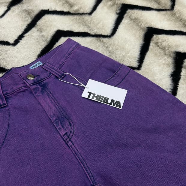 [S]Theilma 더일마 와이드 데님팬츠/퍼플