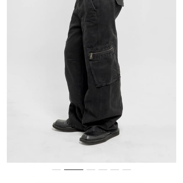 No maintenance 캔버스 카고팬츠 