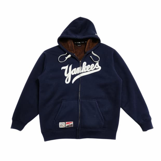 뉴에라 양키즈 양털 후드집업