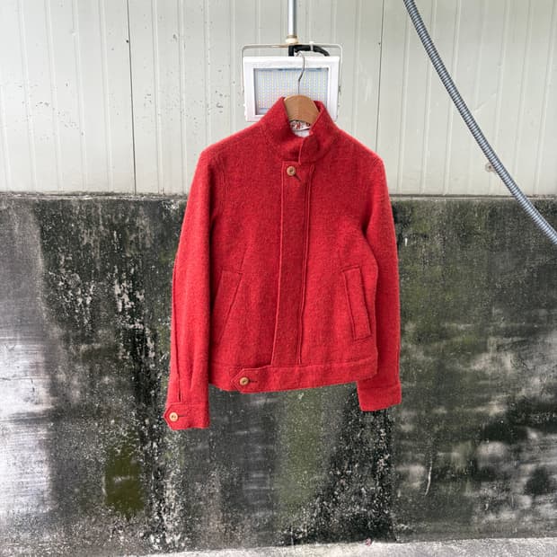 45RPM 울 스탠드 카라 자켓