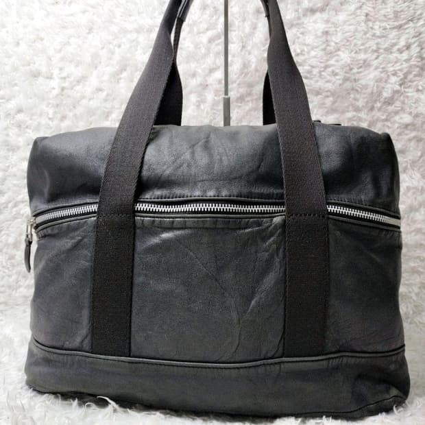 요지 야마모토 소가죽 투웨이 보스톤백