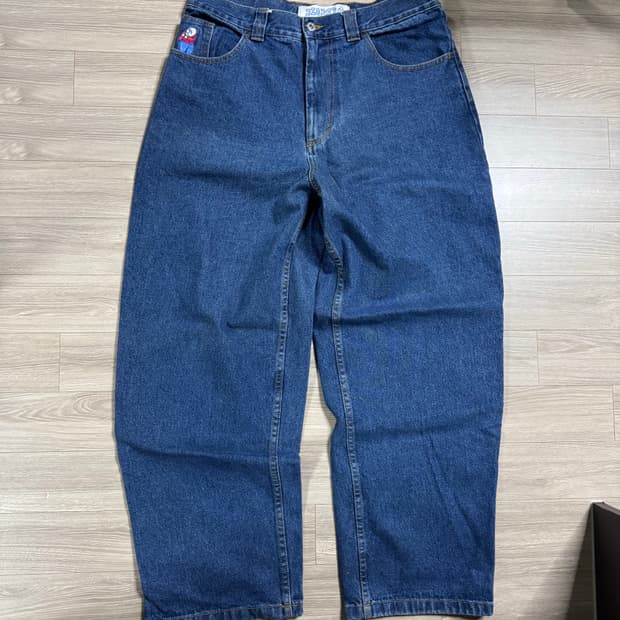 [L] 폴라 빅보이 데님 팬츠 다크 블루