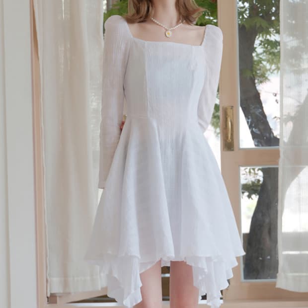 어반드레스 코튼 원피스 화이트 
