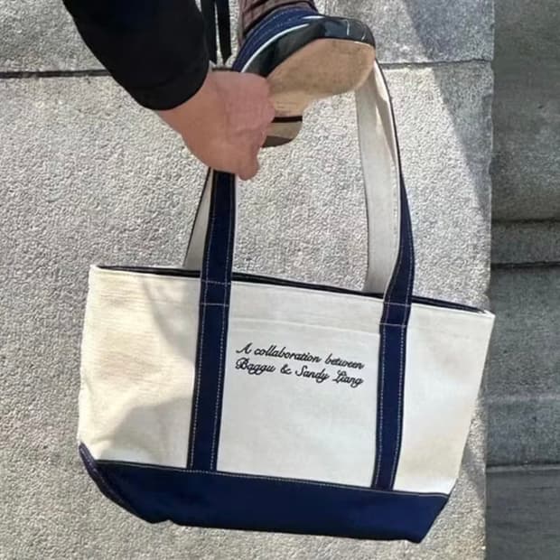 샌디리앙 바쿠 sandy liang baggu 캔버스 토트