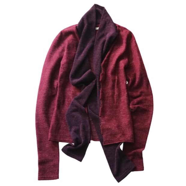Punctum Test - Vessel Cardigan red
