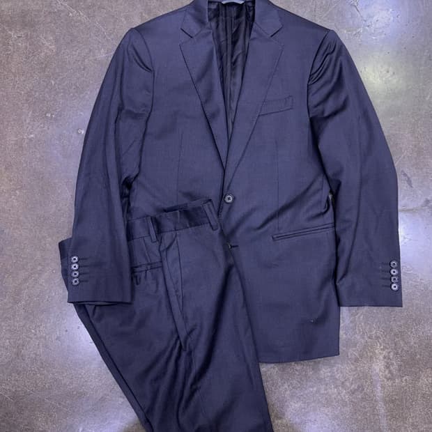 존 바바토스 블랙라벨 울 수트 셋업 블레이저 팬츠 46