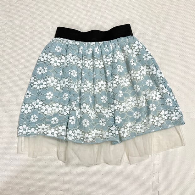 일본빈티지) 플라워 레이스 스커트