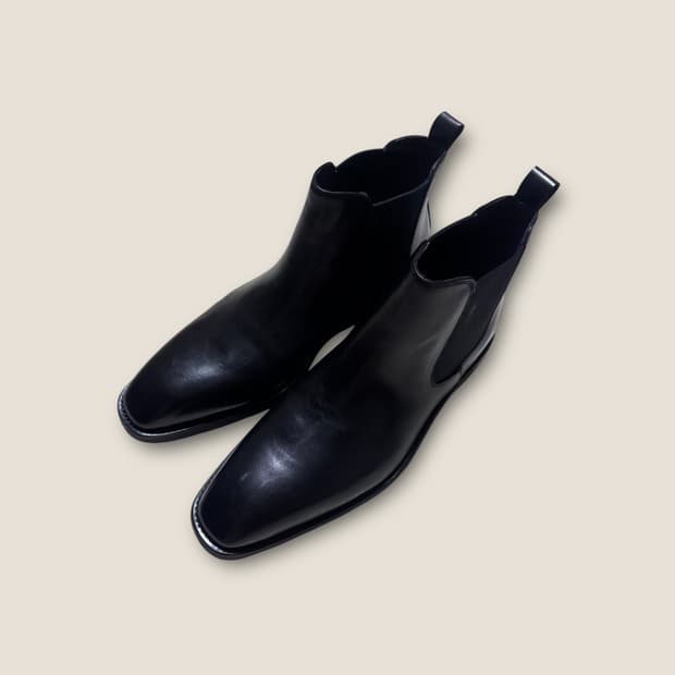 소가죽 핸드메이드 블랙 첼시부츠 (43 / 270)