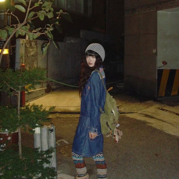 cube sugar denim onepiece