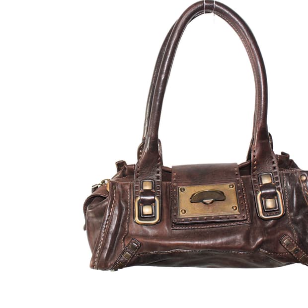 2000s TENTAZIONE DUE 텐타지오네 두에 레더 숄더백