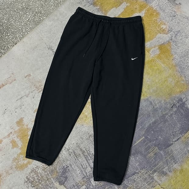 나이키 스우시 블랙 트레이닝팬츠 XL