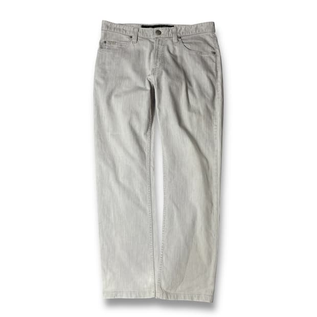 (32) 아르마니 꼴레지오니 라이트그레이 데님 팬츠 슬림핏