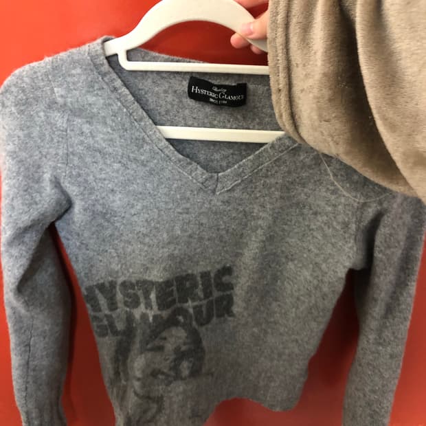 Hysteric Glamour v neck knit