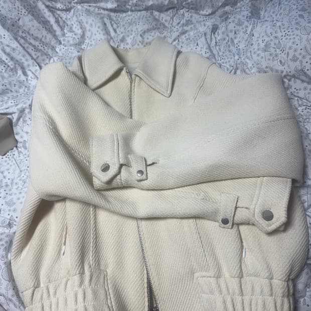 미나브 밀키 오버핏 자켓 xl