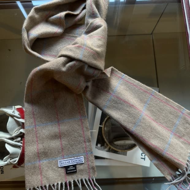 SINCLAIR DUCAN 캐시미어 머플러