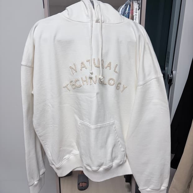 Story mfg 아이보리 후드 L사이즈