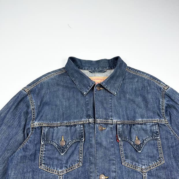 리바이스 오리지널 웨스턴 트러커 데님자켓 (XL)