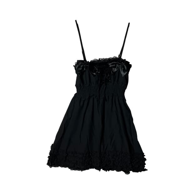 [Tralala] 트랄라라 리본 프릴 원피스