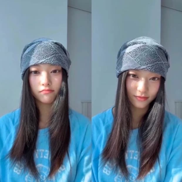 [해린 착용] 샵페어리 두건 