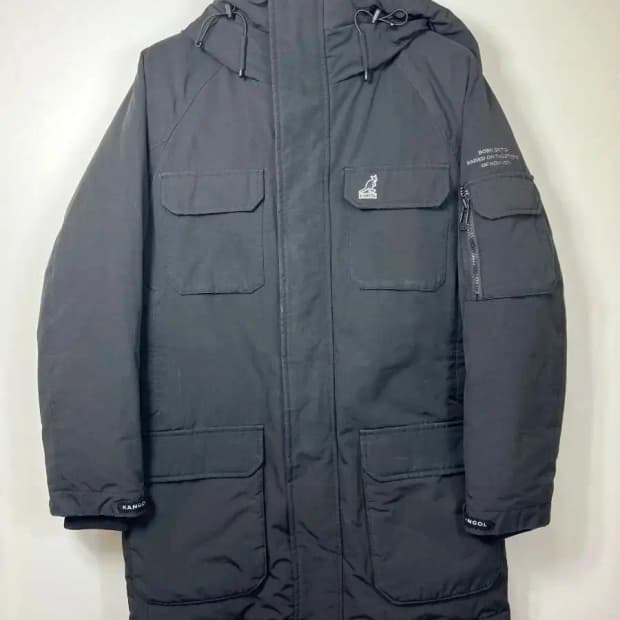 미디움 캉골 오버핏 패딩