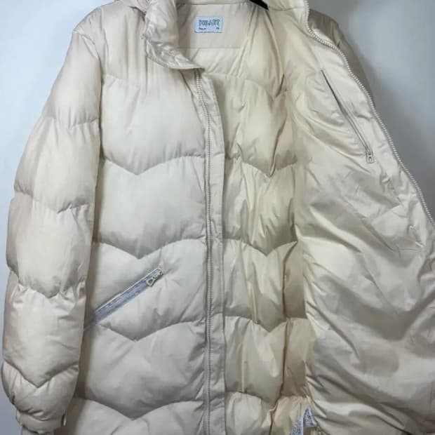 95 밀레클래식 아이보리 패딩