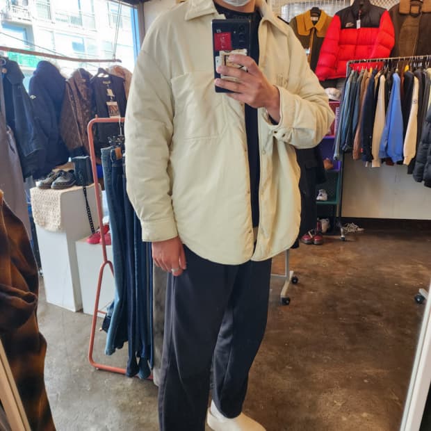 [라지] 새상품급 자라 남자 가벼운 경량 패딩 다운자켓