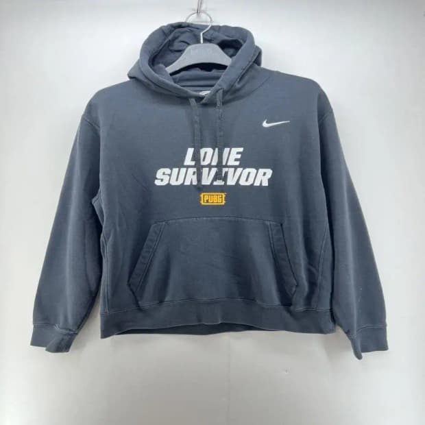 [L] 나이키 팀라인 기모 US핏 오버핏 클럽 블랙 후디 빈티지