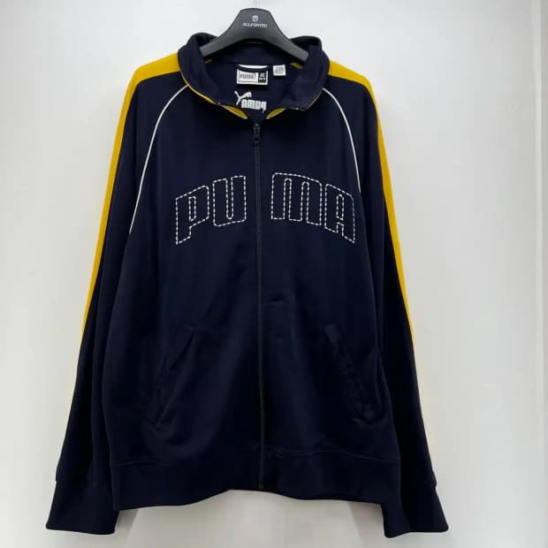 XL PUMA 푸마 남자 로고 트레이닝탑 네이비 져지