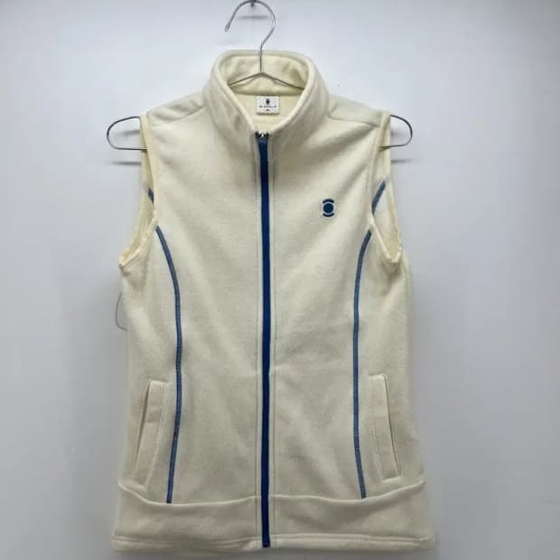 90 와이드앵글 골프 여자 후리스 조끼 골프룩 운동룩 빈티지