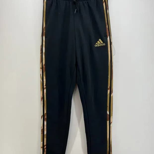 미사용 s 아디다스 카모 사이드라인 포인트 팬츠 남여공용 블랙