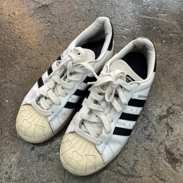 230 아디다스 삼선 슈퍼스타 니고베어풋 한정 스니커즈 여자신발