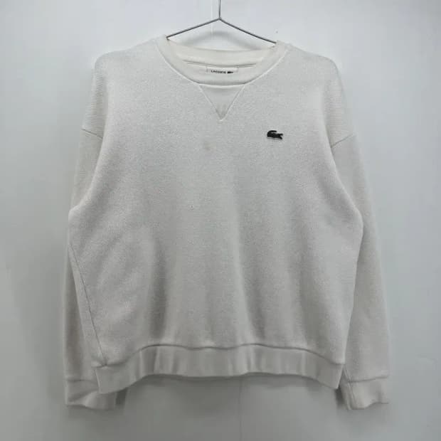 38 100사이즈 라코스테 남성 와플맨투맨 티셔츠 빈티지 b그레이드