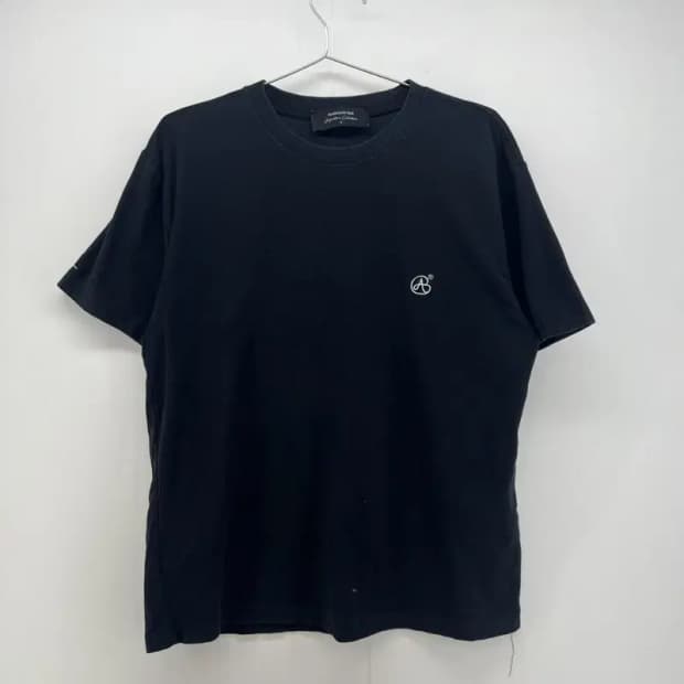 스몰 앤더슨벨 남여공용 블랙 오버핏 반팔티셔츠 여름티셔츠