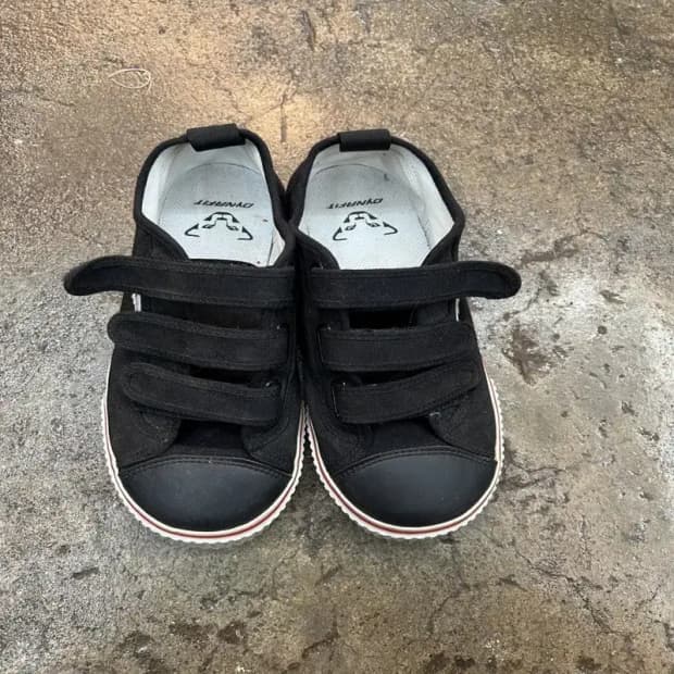 240 다이나핏 루도우벨크로 블랙 여성 스니커즈