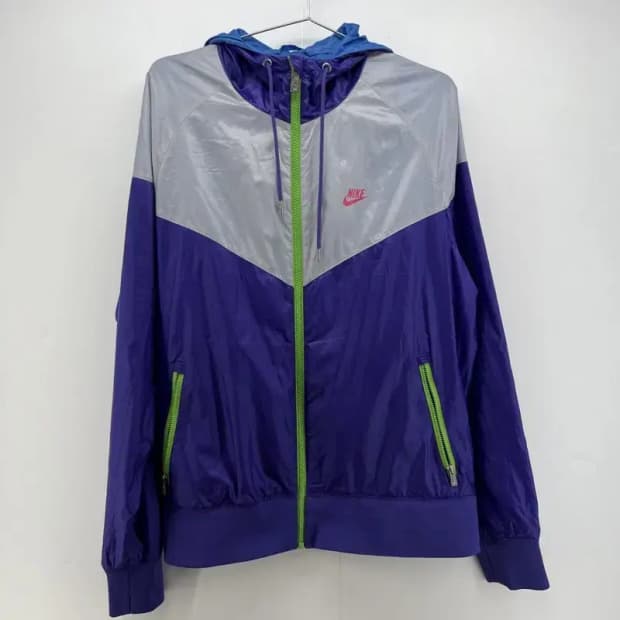 라지 나이키 투톤 윈드러너 여자 바람막이 자켓 여름바막 빈티지