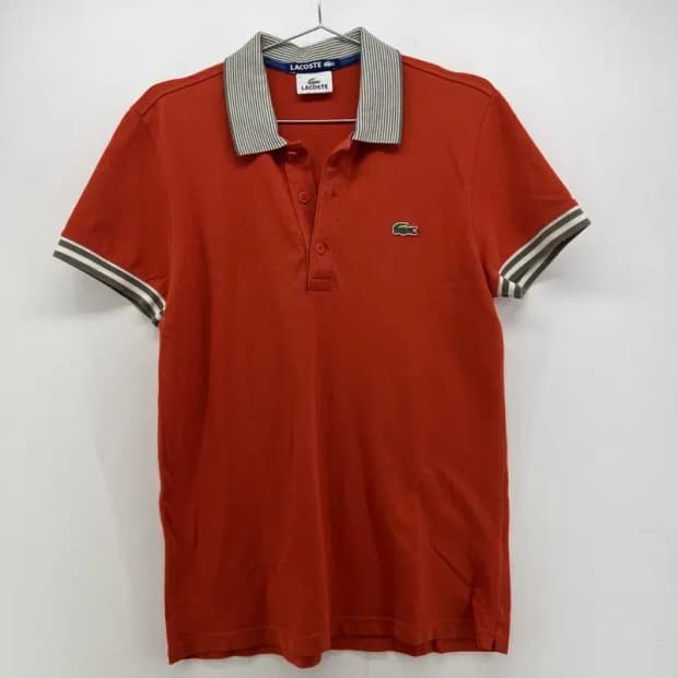 3 라코스테 주황 반팔카라티셔츠 빈티지 남여공용