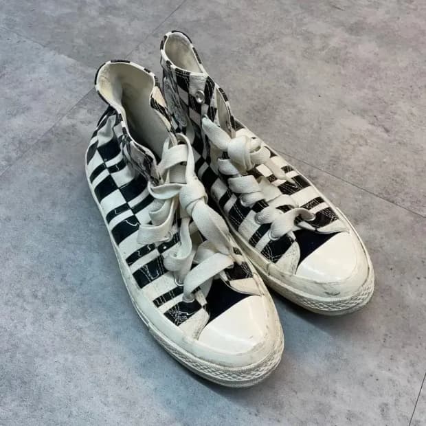 270 컨버스 척70 에글렛 블랙 하이탑 스니커즈