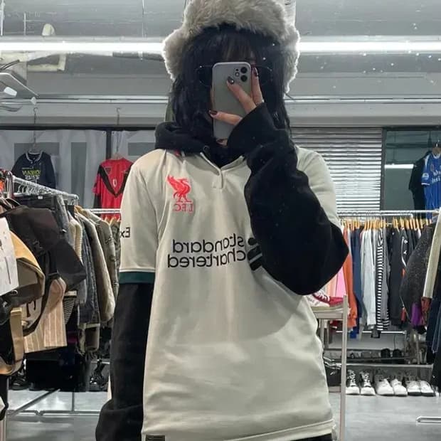 스몰 나이키 2021-22 리버풀 FC 어웨이 유니폼