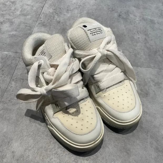 260 남성 아미리 MA-1 스니커즈 화이트