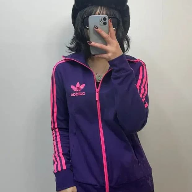 100 아디다스 오리지널스 삼선 유로파 져지 집업