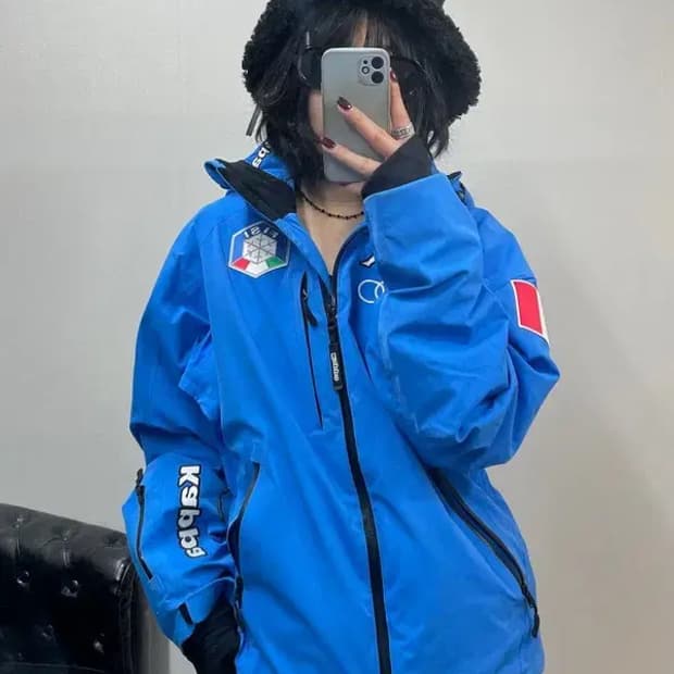 미디움 카파 이탈리아 아우디 스키복 팀복 블루