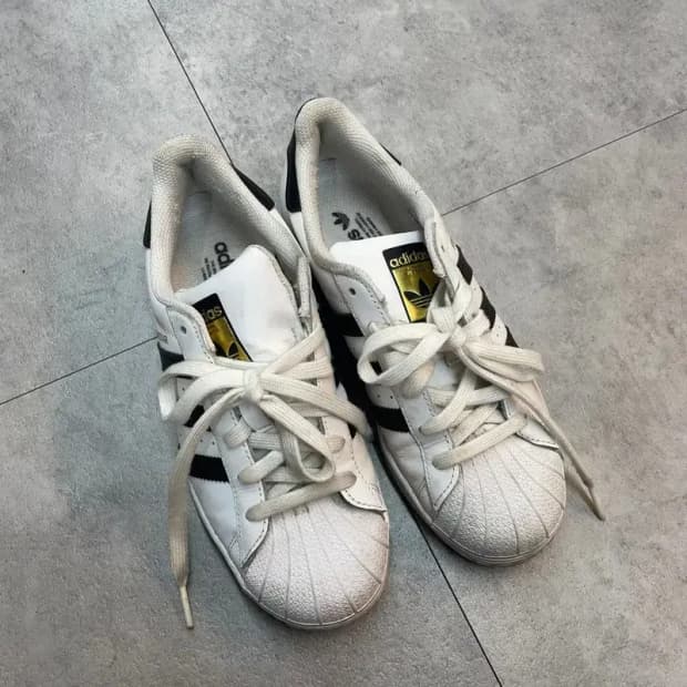 230 아디다스 오리지널스 슈퍼스타 스니커즈 화이트