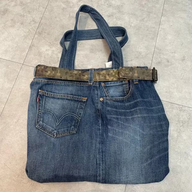 리바이스 501 데님 커스텀 숄더백 가방