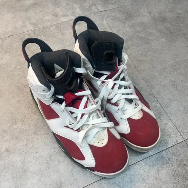 275 나이키 조던6 카마인 하이탑 스니커즈