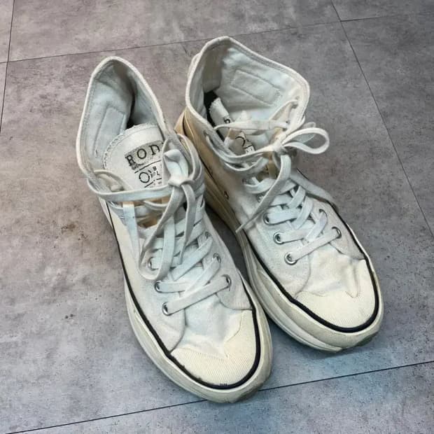 42사이즈로드 rodd 에이블러 롤링 키높이 스니커즈 하이탑